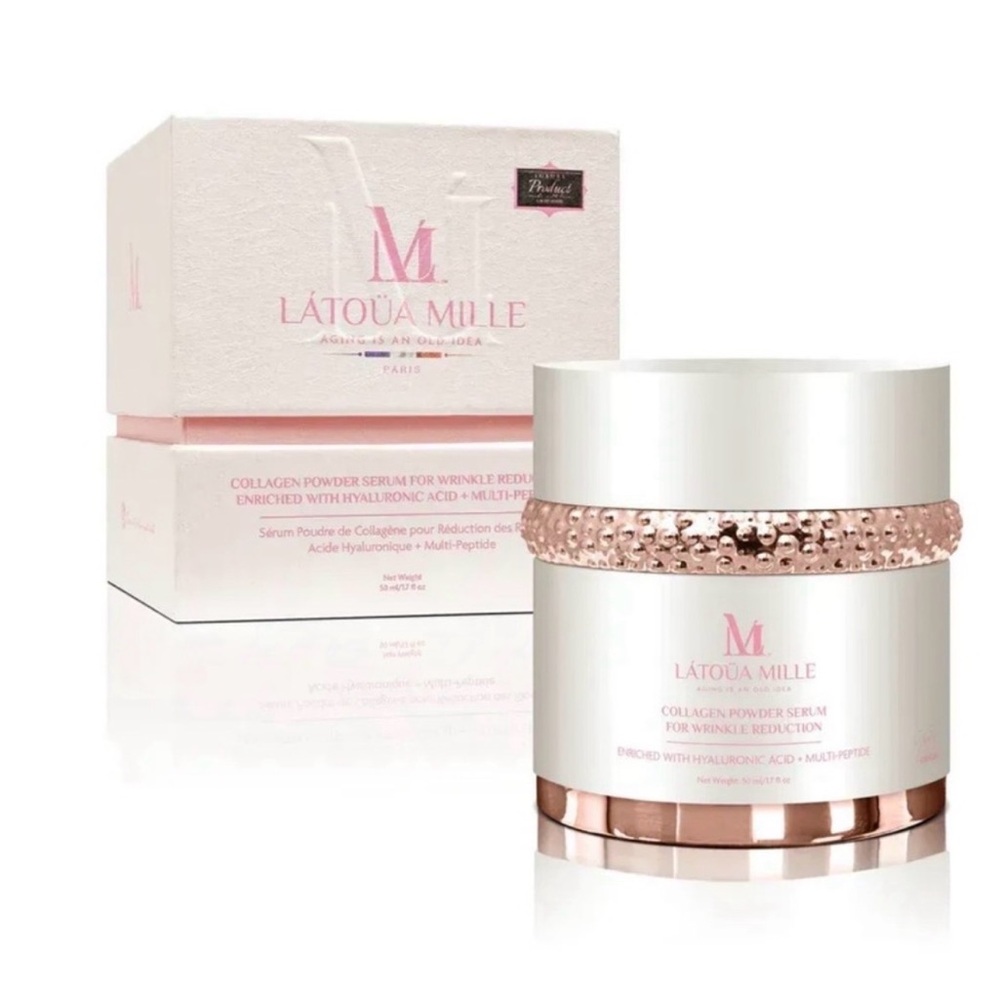 Collagen Powder Serum - White and Pink